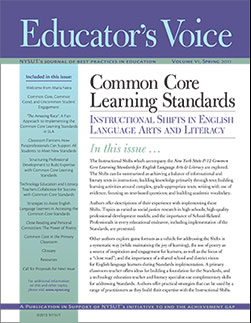 educators voice vi: common core learning standards