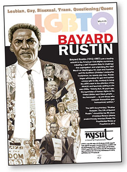 NYSUT last fall released two inaugural posters honoring pivotal figures in LGBTQ history: