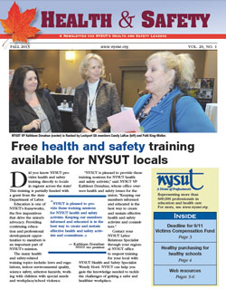 Health and Safety Newsletter - Fall 2013
