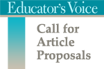Educator's Voice - Call for Proposals