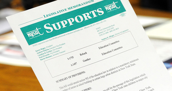 nysut health care memo