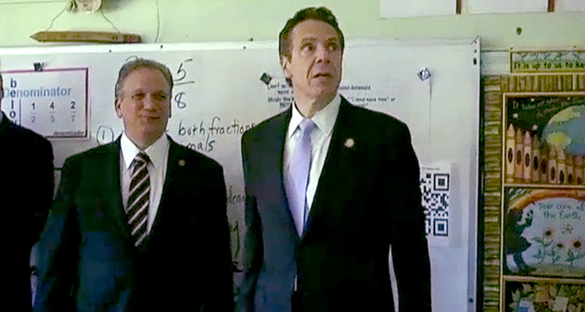 Cuomo in a classroom?