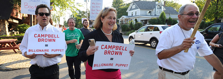 campbell brown protest