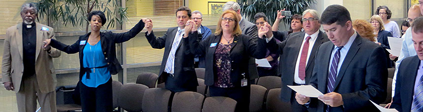 workers memorial day ceremony