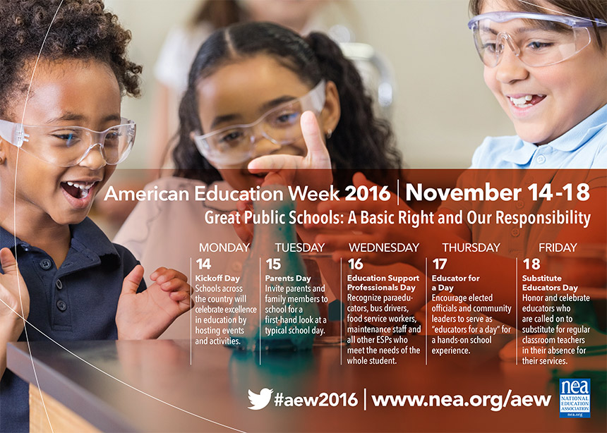Celebrate Substitute Educators Day Nov. 18
