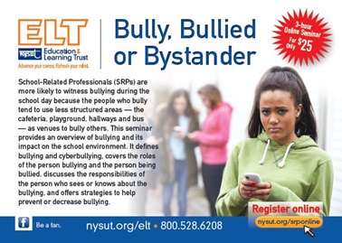 Bully, Bullied or Bystander