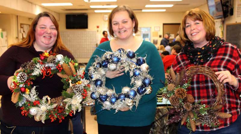 Pictured here are members of the Bethlehem Central United Employees: Amy Hunter, Danika Raup, and Jackie Hill