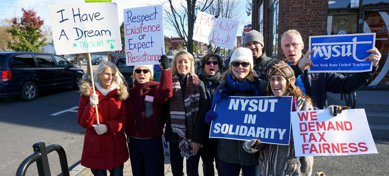 Pickets, protests to slam GOP Congress for raising taxes on teachers,  middle class