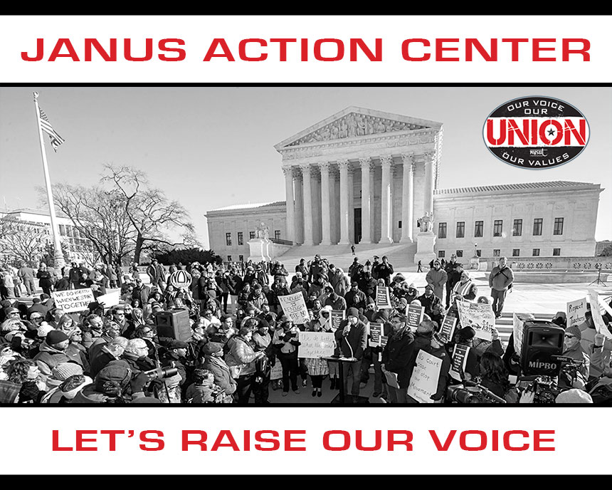Janus Action Center. Let's raise our voice.