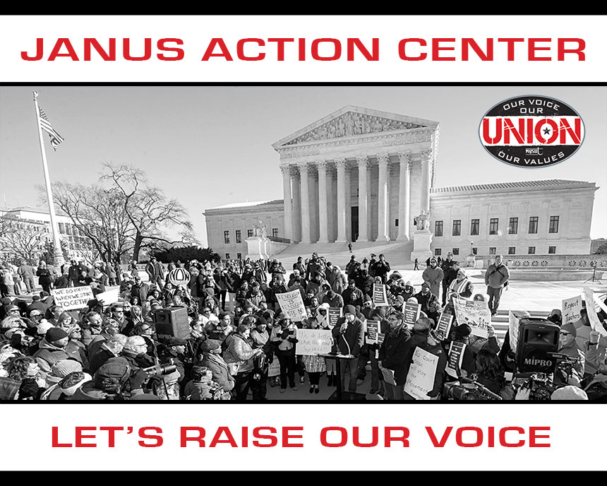 Janus Action Center. Let's raise our voice.