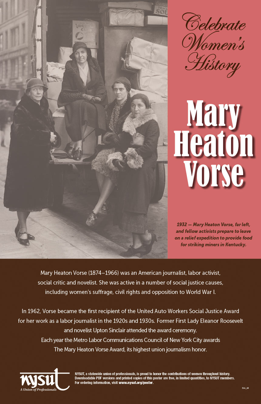 mary heaton vorse poster