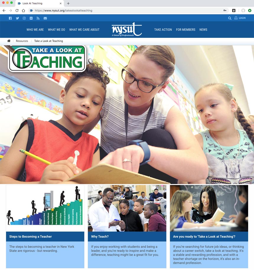 take a look a teaching