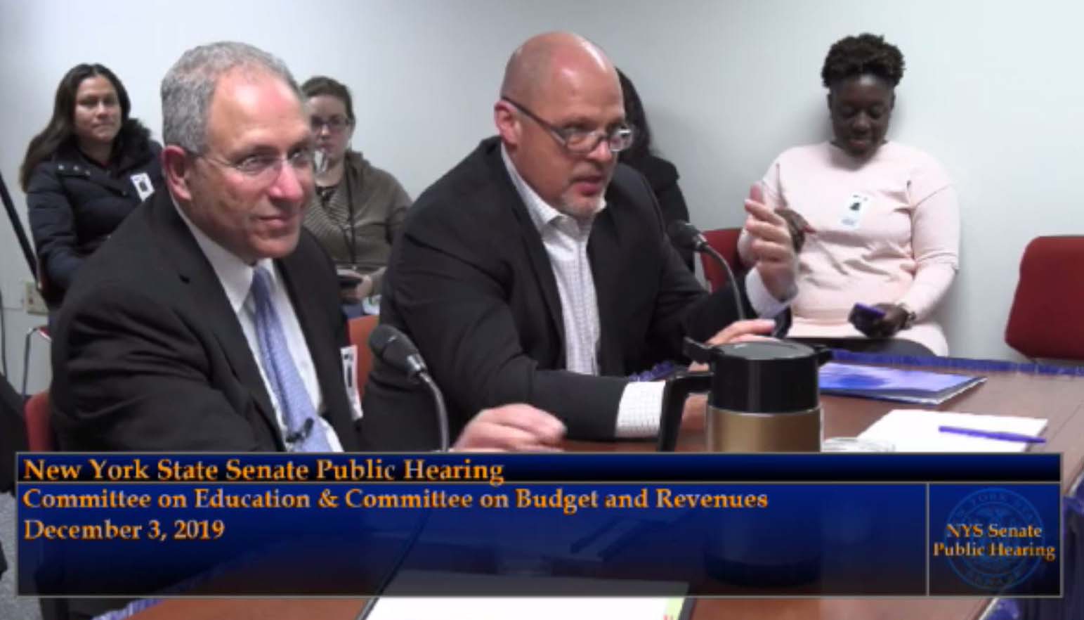 Andy Pallotta and Michael Mulgrew