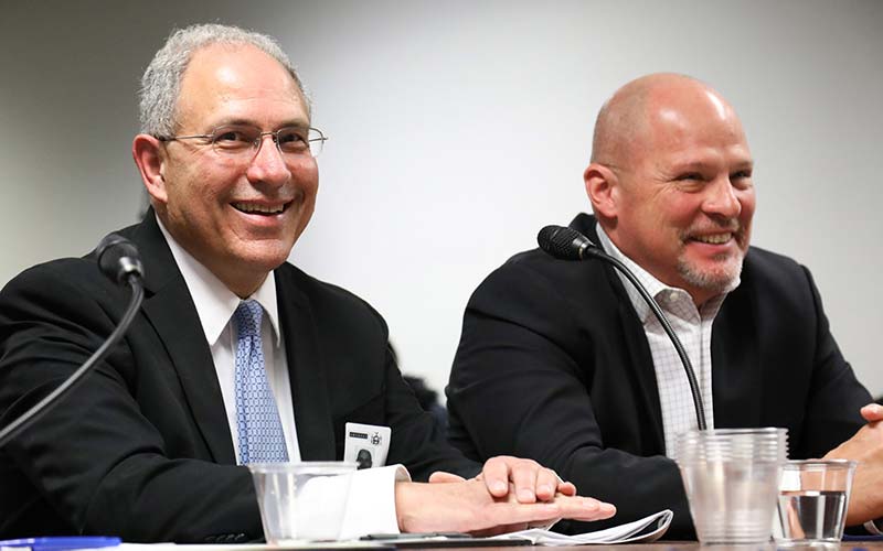 Andy Pallotta and Michael Mulgrew