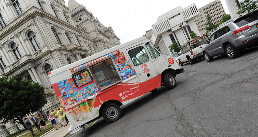 ice cream truck at capitol