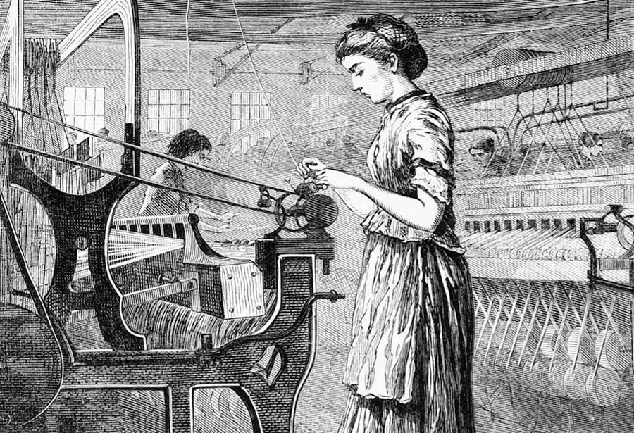 "The Bobbin Girl" by Winslow Homer, 1871.