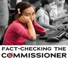 fact checking the commissioner