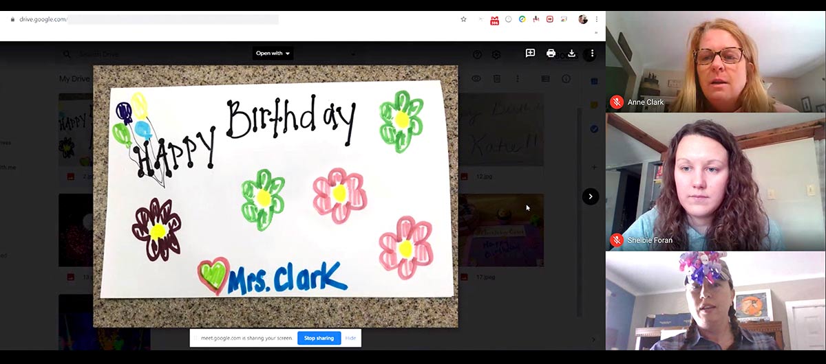 screen cast happy birthday