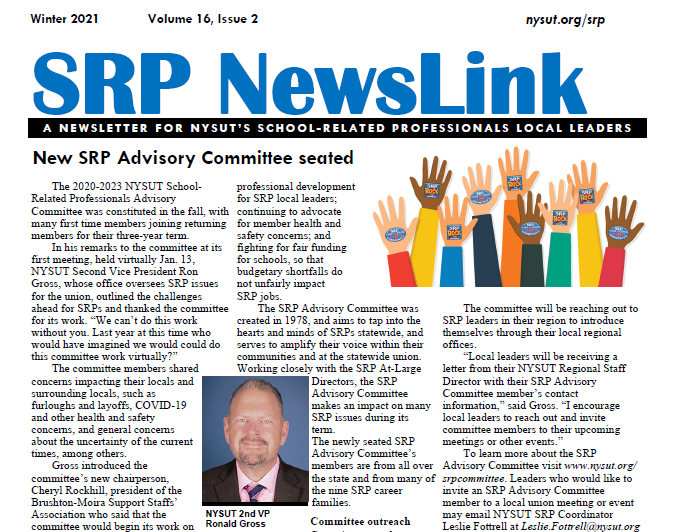 SRP Newslink - Winter 2021