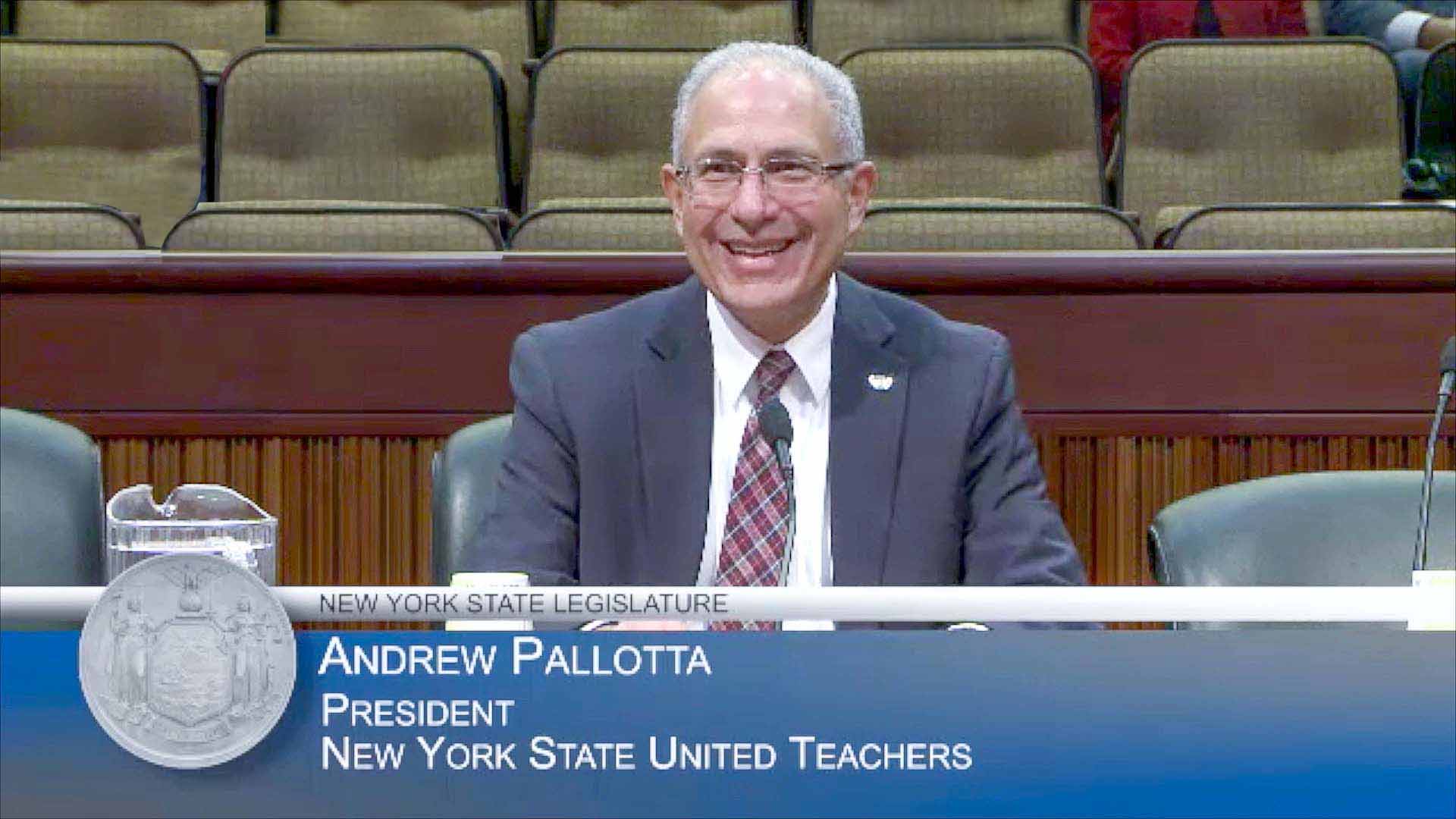 andy pallotta at assembly hearing