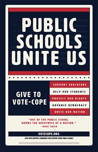 public schools unite us poster