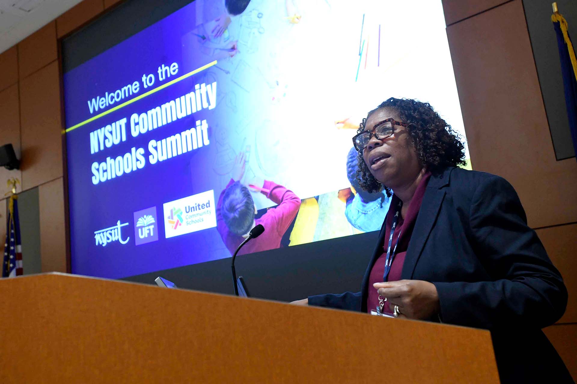 community schools summit - karen alford, uft