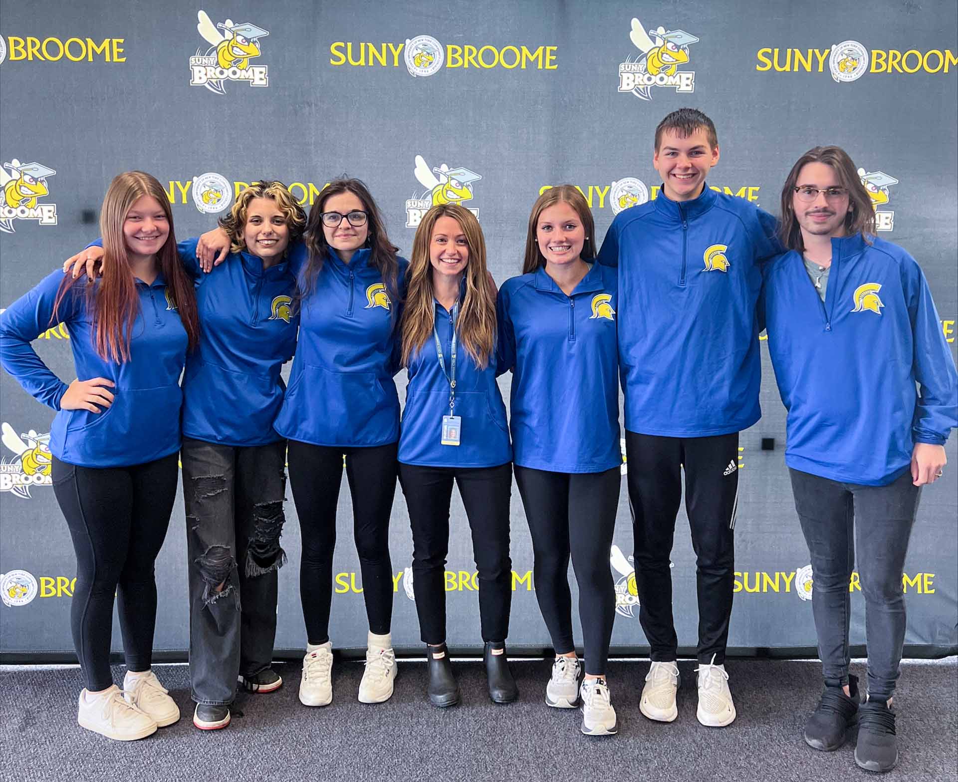 Bridget Wilson and students