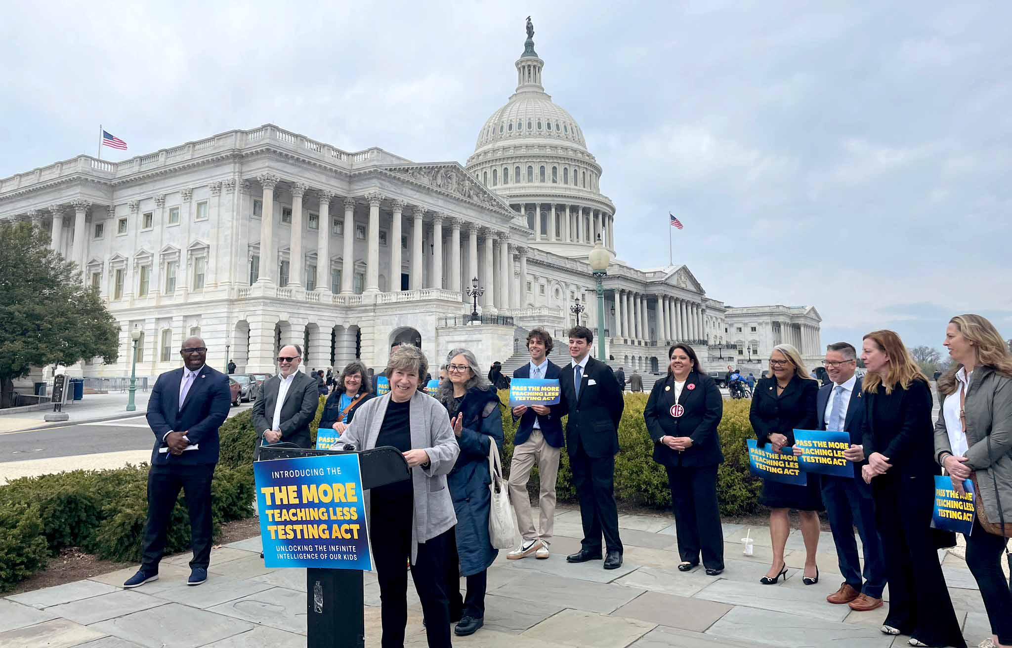 testing press conference