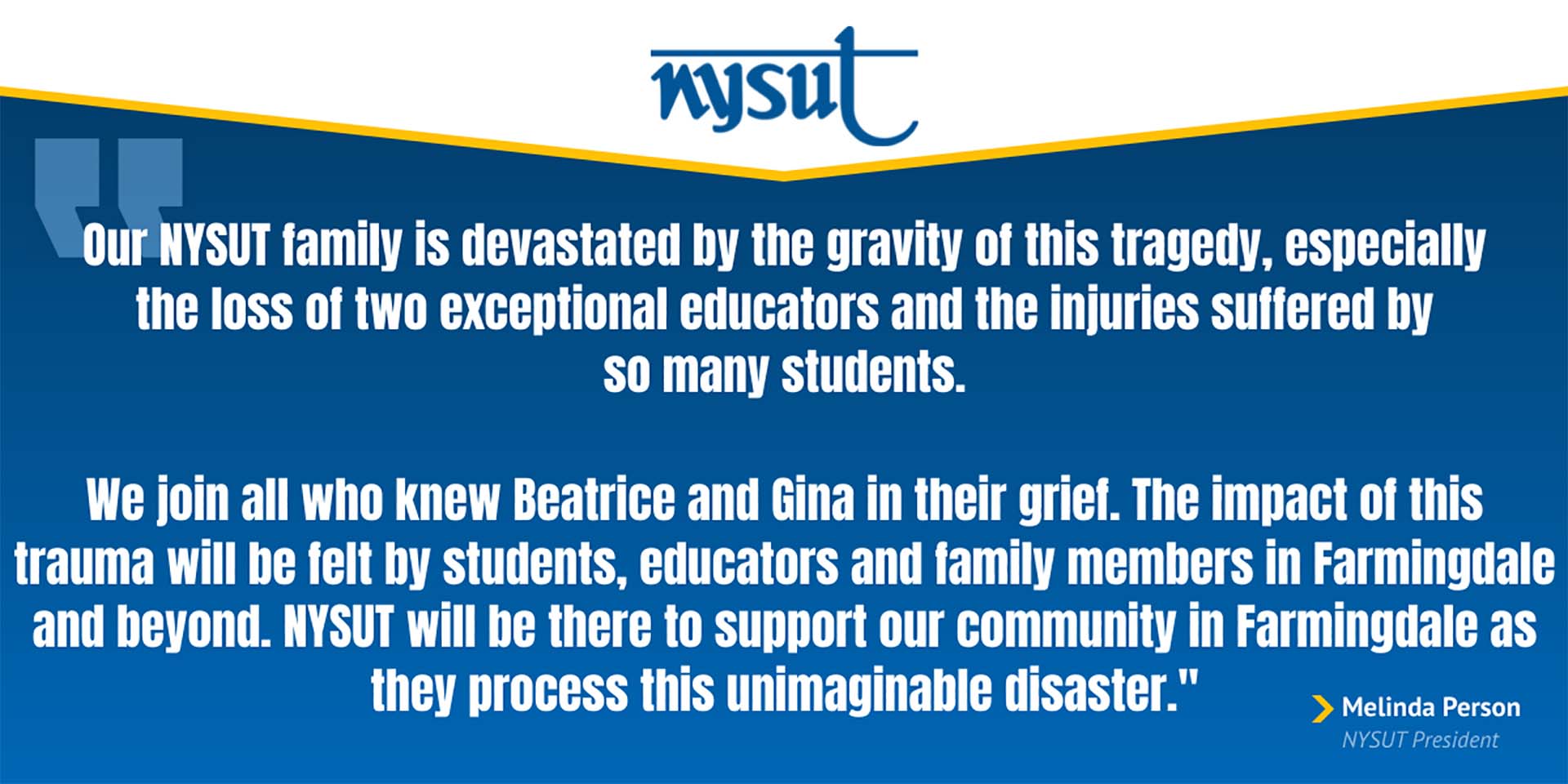 statement on farmingdale