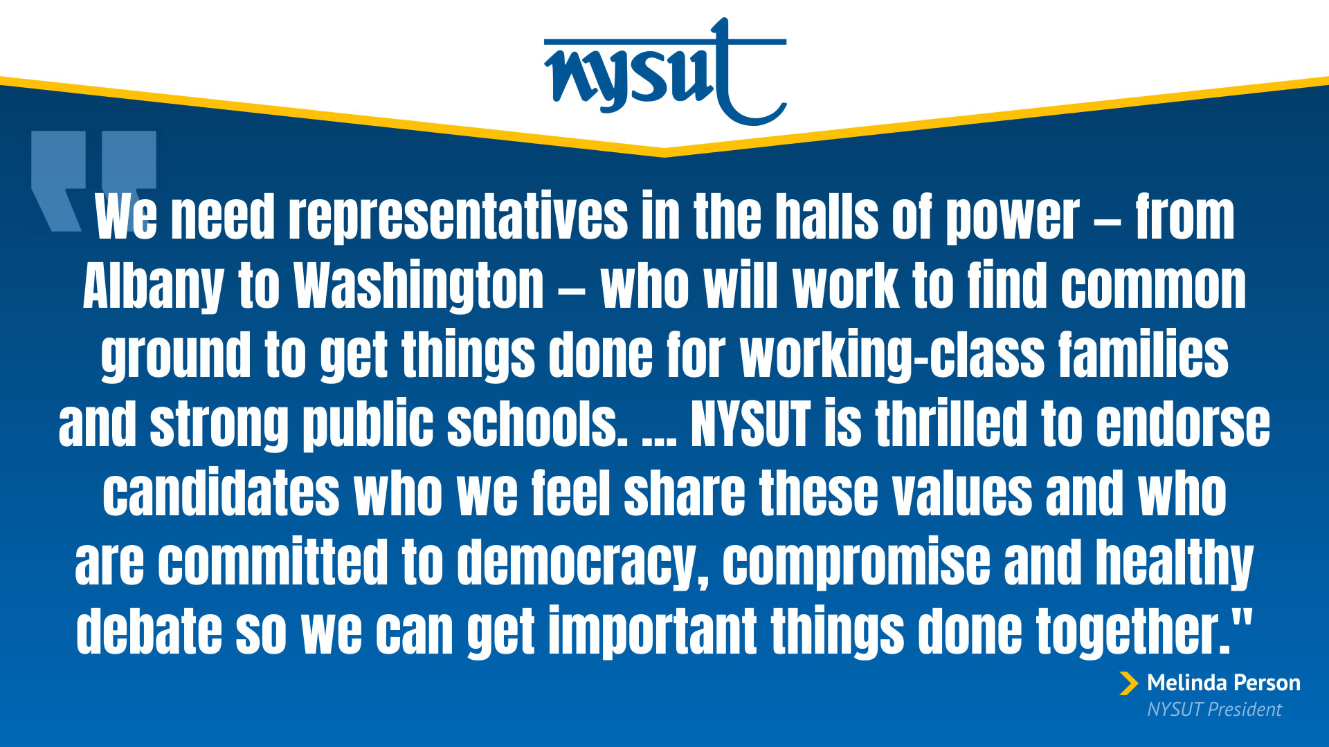 NYSUT releases endorsements for 2024 general election