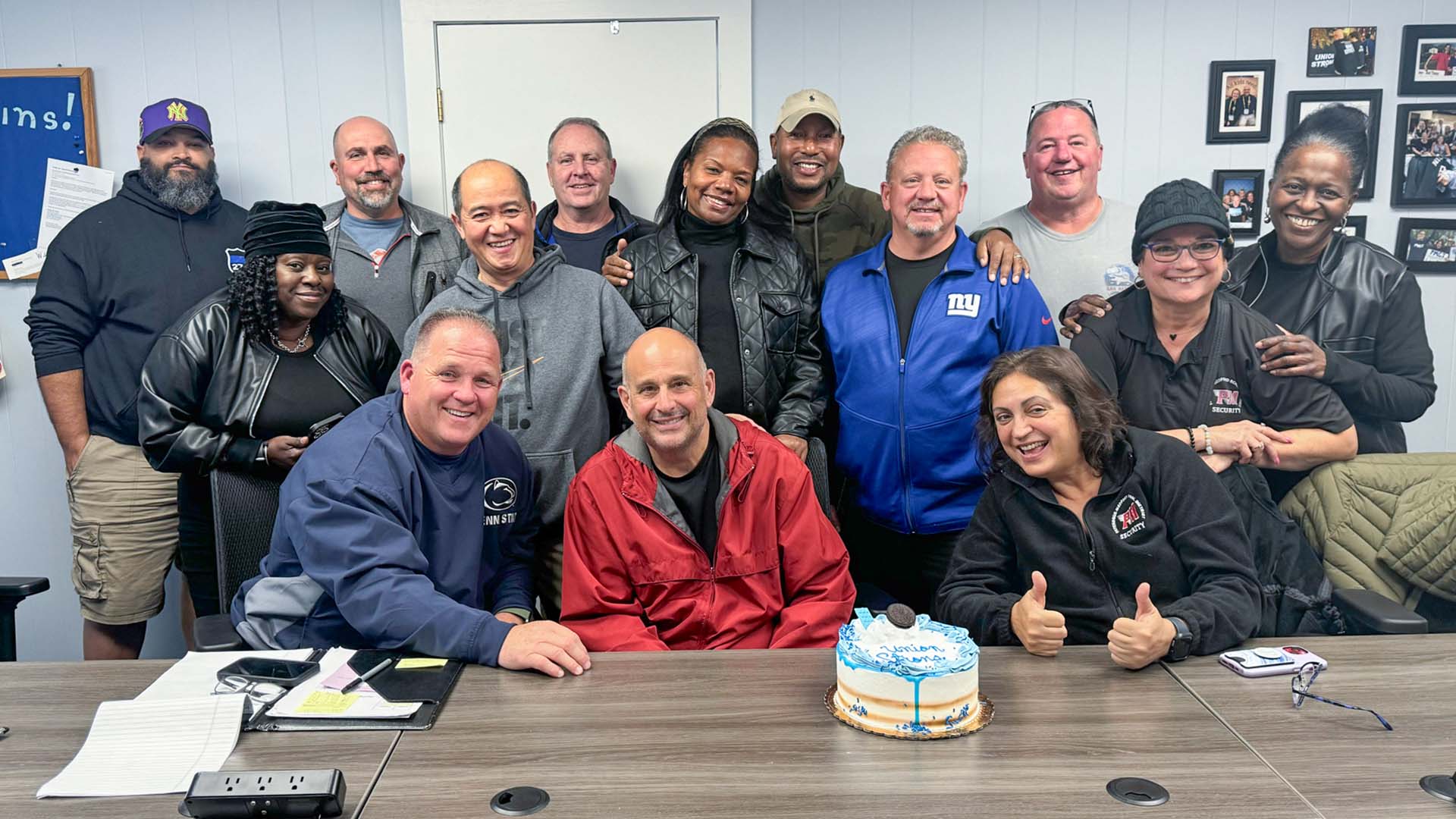 Patchogue Medford Security Employees Union organizing team