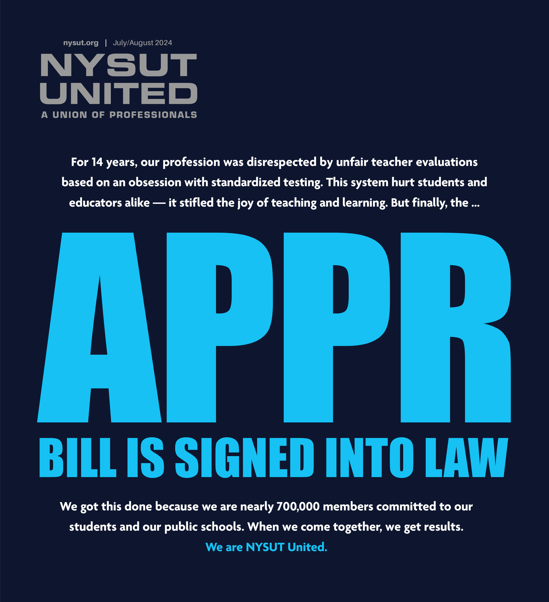 NYSUT UNITED July August 2024