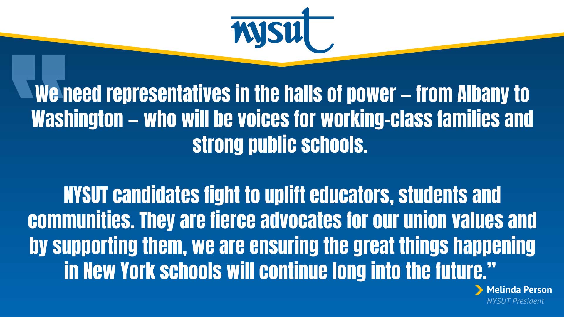 NYSUT A Union of Professionals.