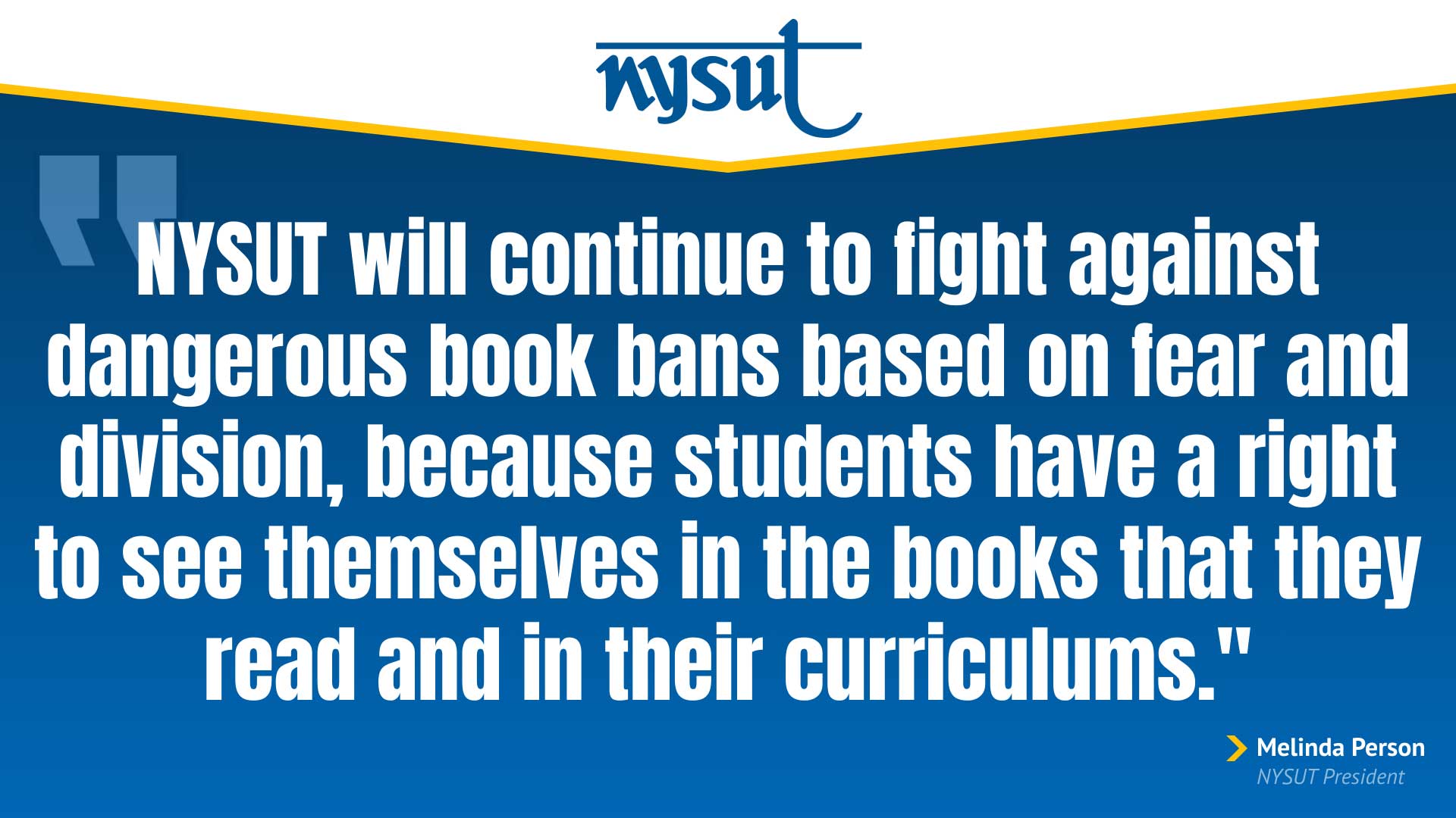 NYSUT takes action on Clyde-Savannah litigation during Banned Books Week