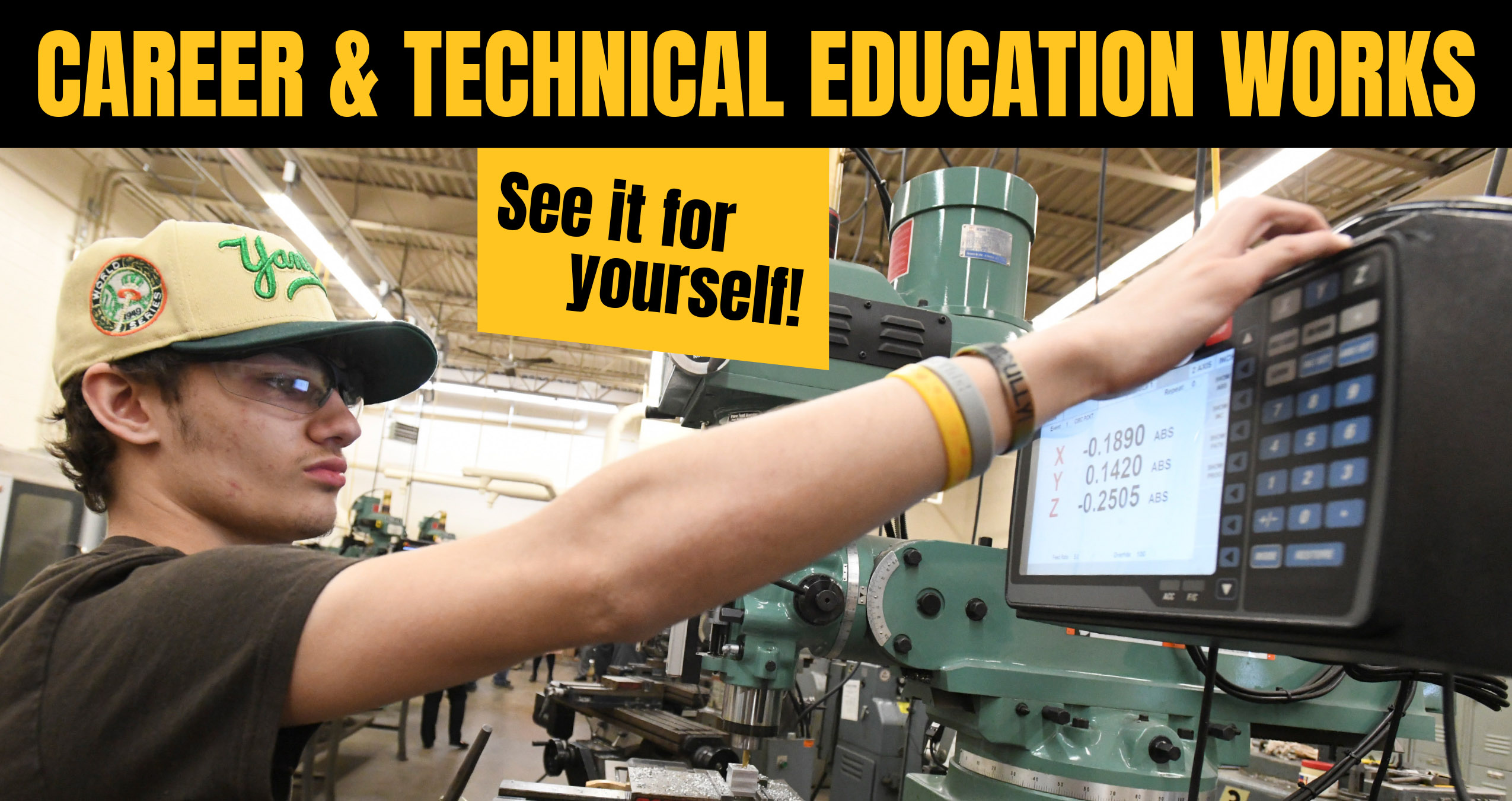 Cte Service Pin Career & Technical Education Works! Come see it for yourself!