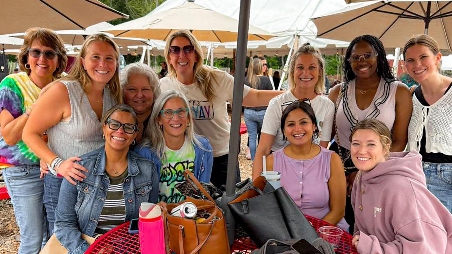Educators attend the “Solidarity Summer Kick Off” on June 27 at Red Barn Cidery.