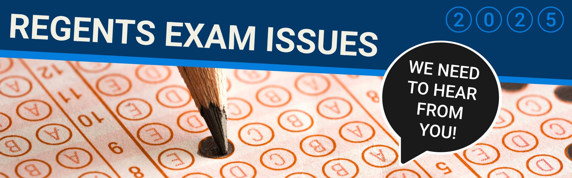 2025 Regents Exam Issues - We Need to Hear from You