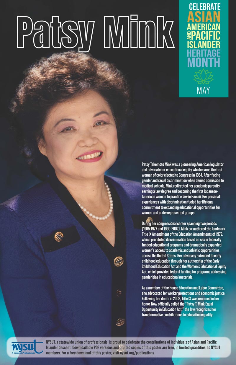  (AAPI May Patsy Takemoto Mink)