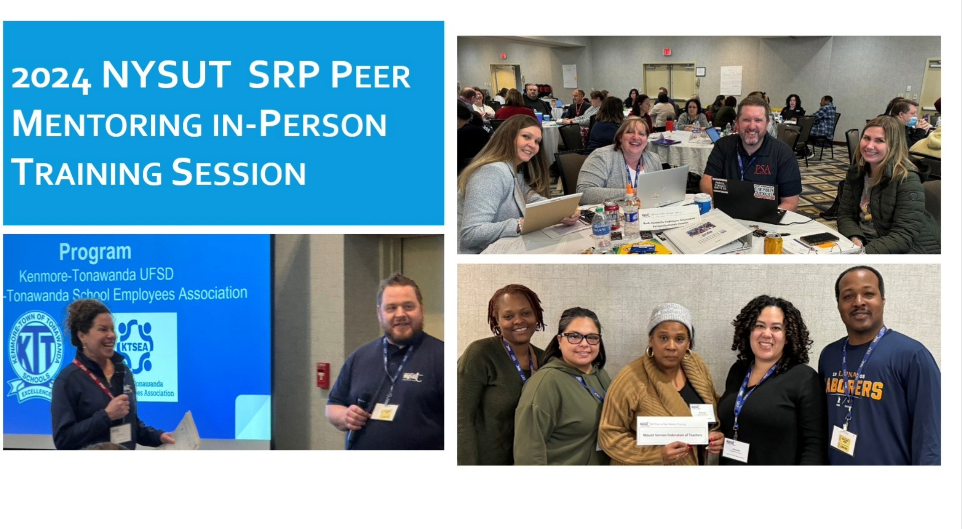 2024 NYSUT SRP Peer Mentoring In-Person Training Session