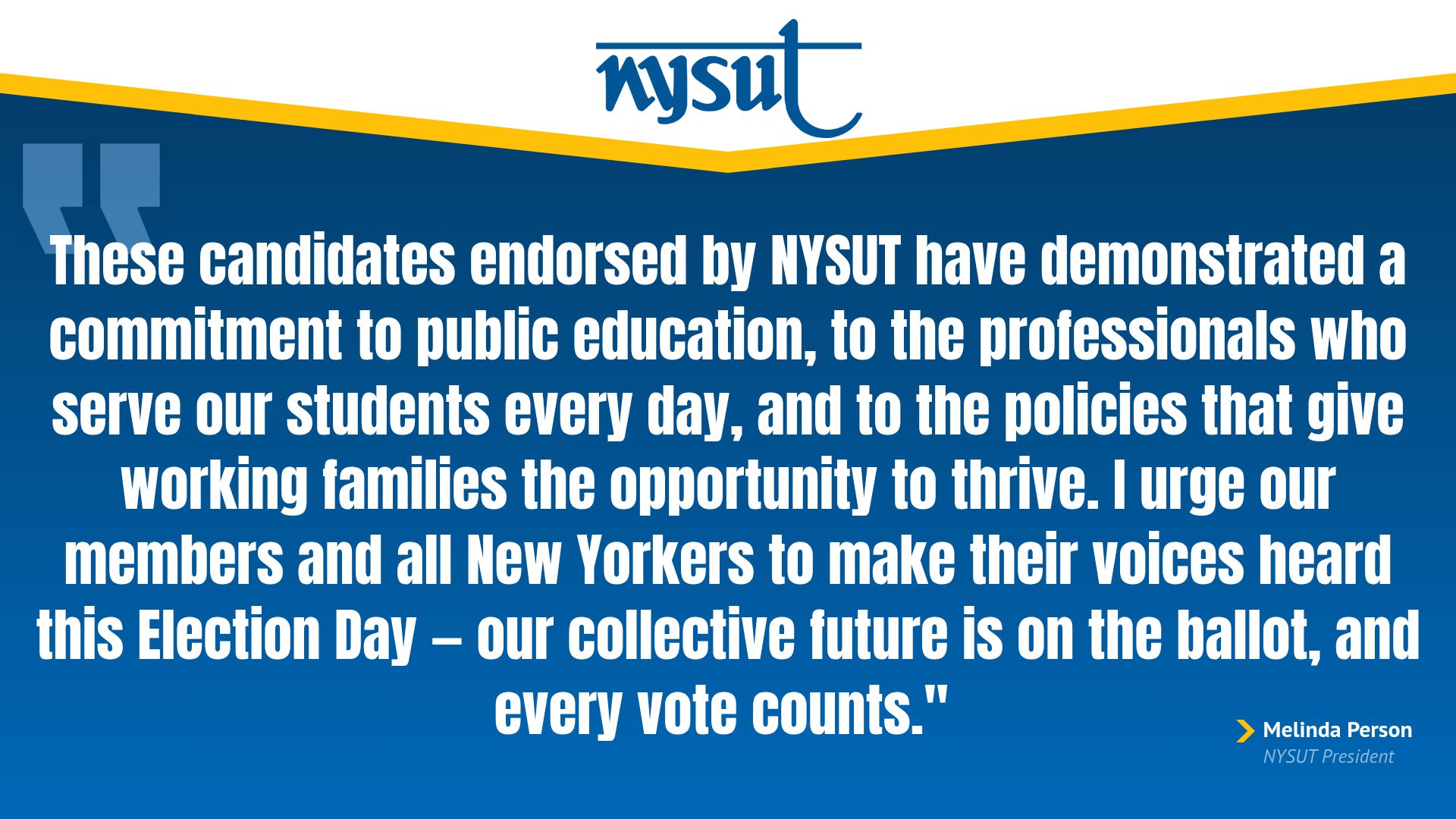 Endorsement quote.