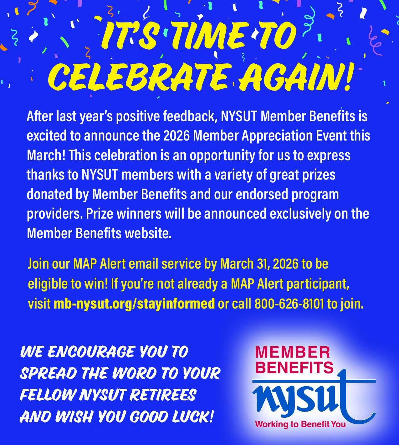 2026 NYSUT Member Appreciation Event