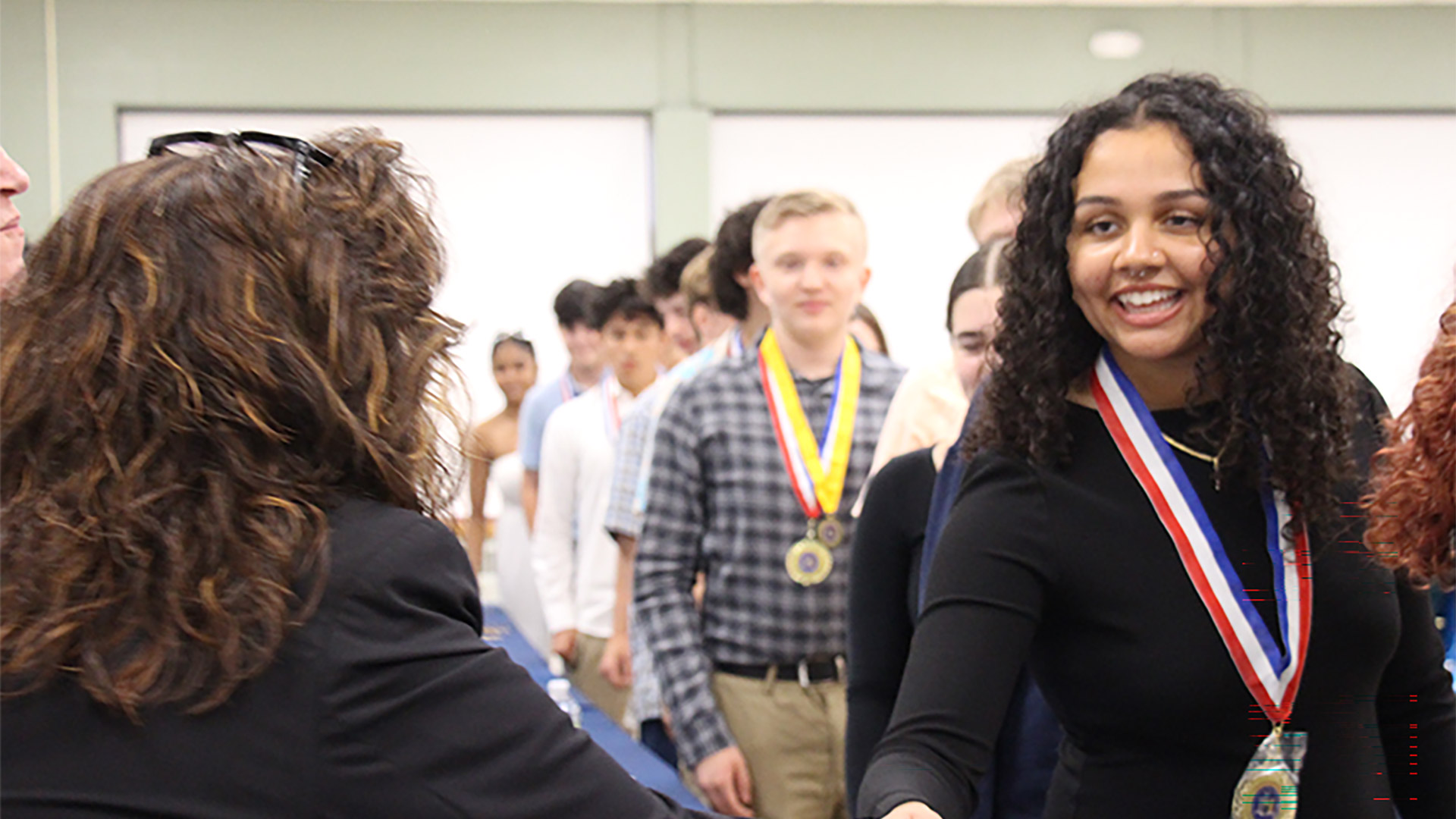  Pine Bush High School recognized seniors who earned their Seal of Civic Readiness at an end of the school year ceremony. 