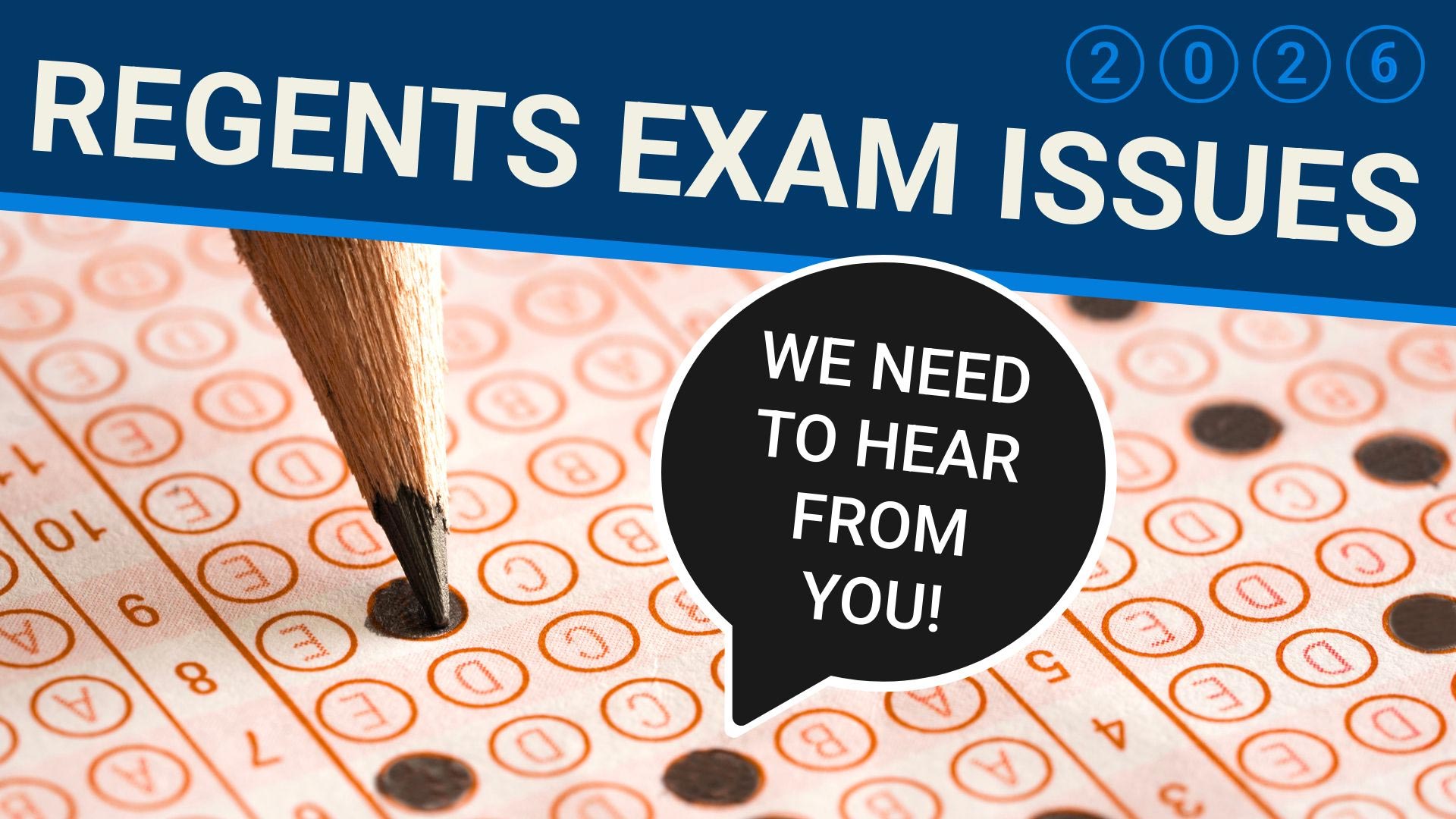 Regents Exam Issues