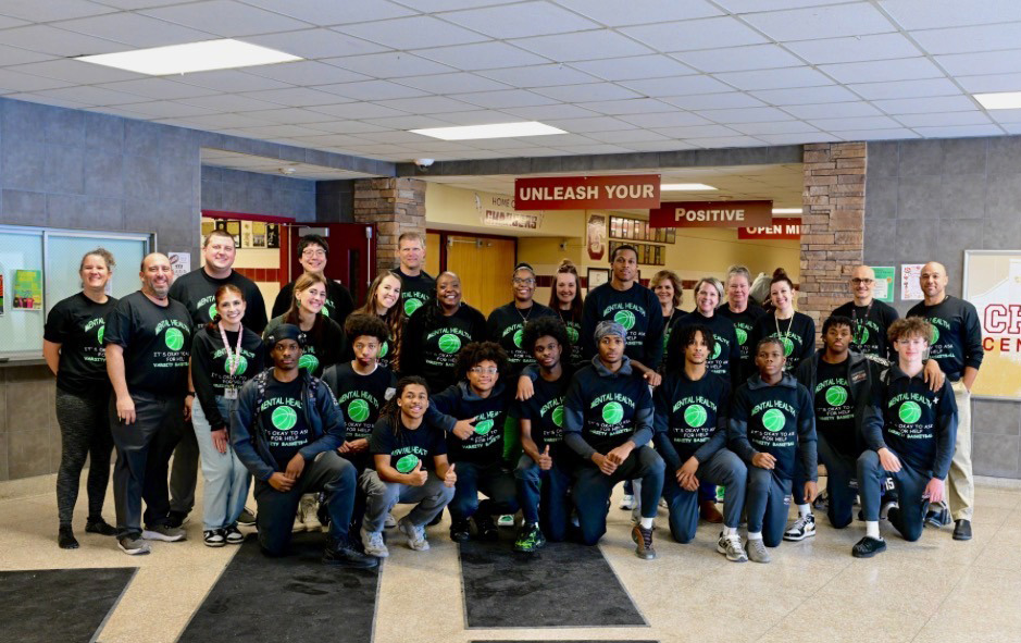 As part of a civics capstone project, students at Cheektowaga Central High School organized a T-shirt fundraiser for mental health. 