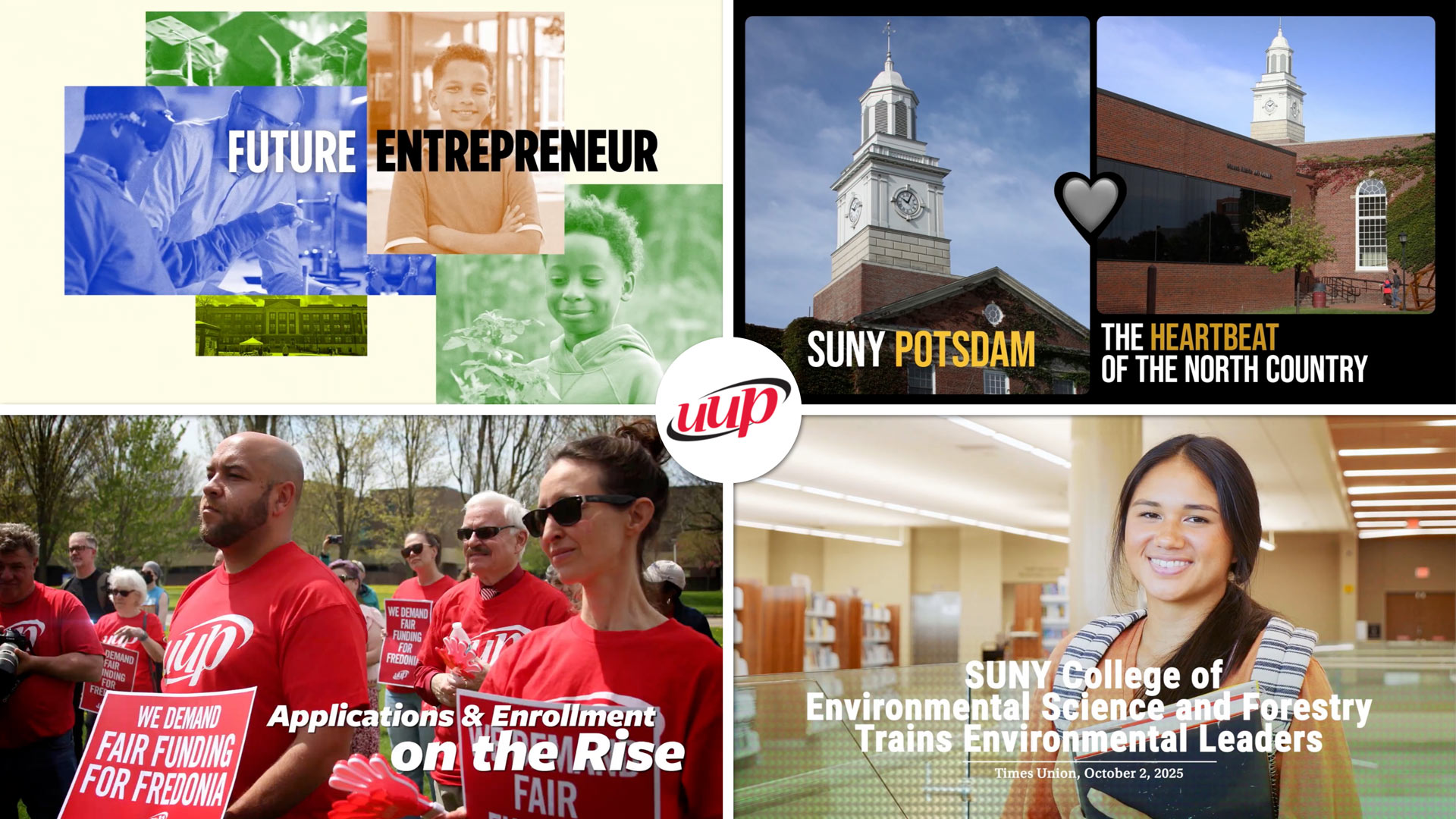 UUP ads call for targeted funding to stabilize SUNY campuses  
