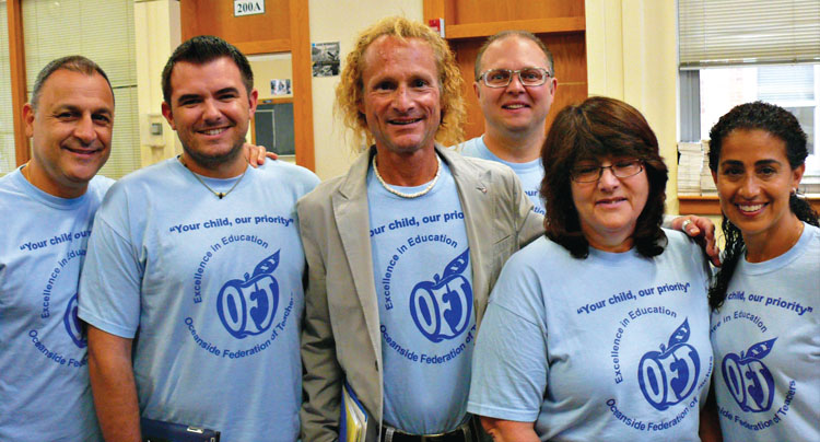 Oceanside Federation of Teachers greets new members