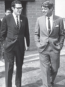 Peter Edelman, U.S. Sen. Robert F. Kennedy in the mid 1960s.