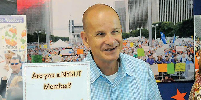 Secretary-Treasurer Lee Cutler at the New York State Fair