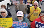 NYSUT retirees  continue to be at the forefront of efforts to send lawmakers the message that  programs such as Social Security and Medicare are essential for a secure  retirement. 