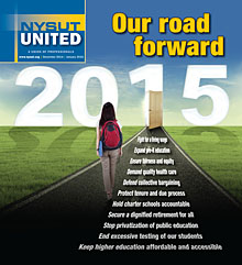 NYSUT United December/January cover